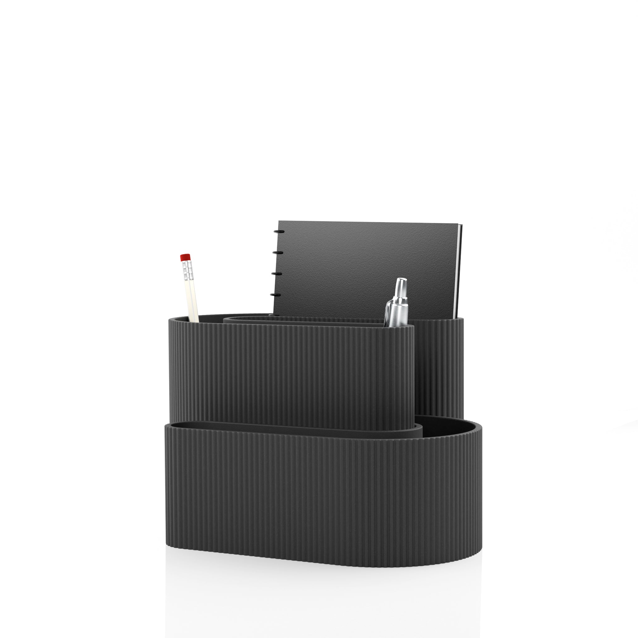 Wave - Organizator de birou – Accesorii Birou decorativă sculpturală de la Artema Concept