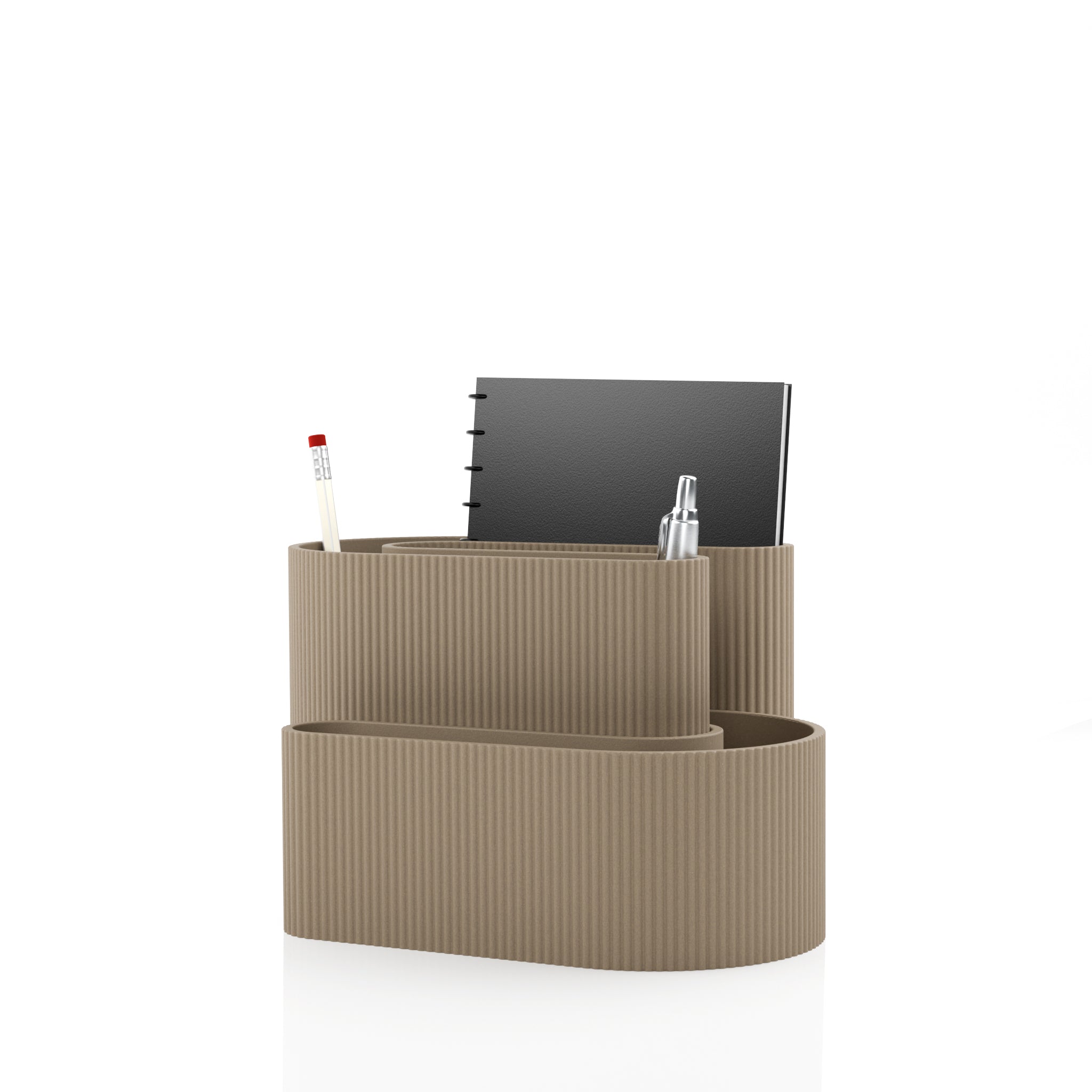 Wave - Organizator de birou – Accesorii Birou decorativă sculpturală de la Artema Concept
