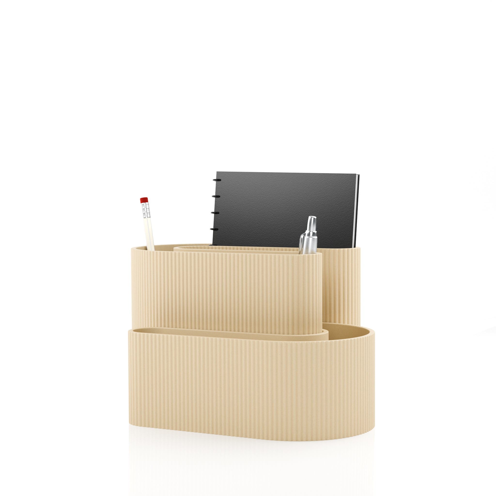 Wave - Organizator de birou – Accesorii Birou decorativă sculpturală de la Artema Concept