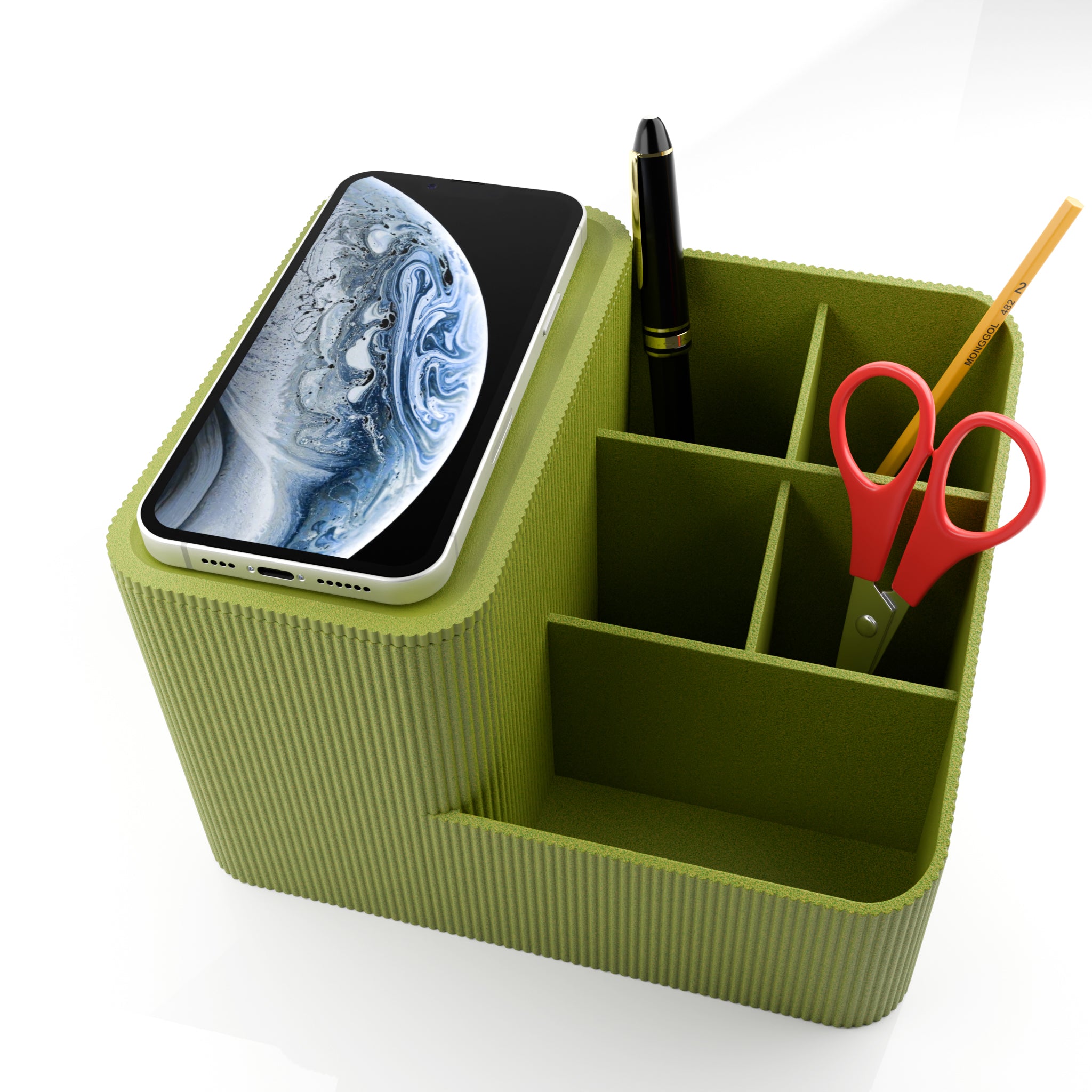 Omnia - Organizator de birou – Accesorii Birou decorativă sculpturală de la Artema Concept