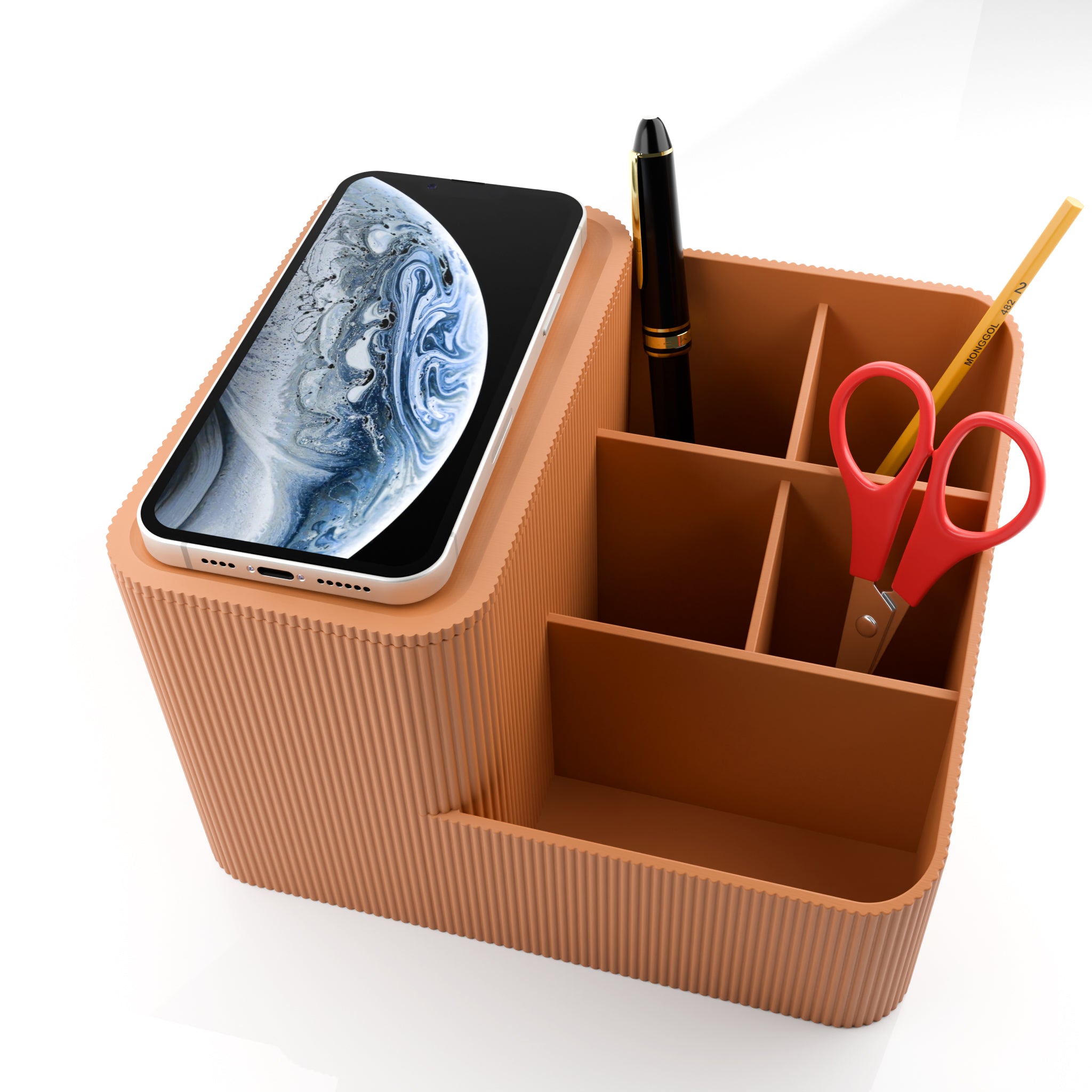 Omnia - Organizator de birou – Accesorii Birou decorativă sculpturală de la Artema Concept