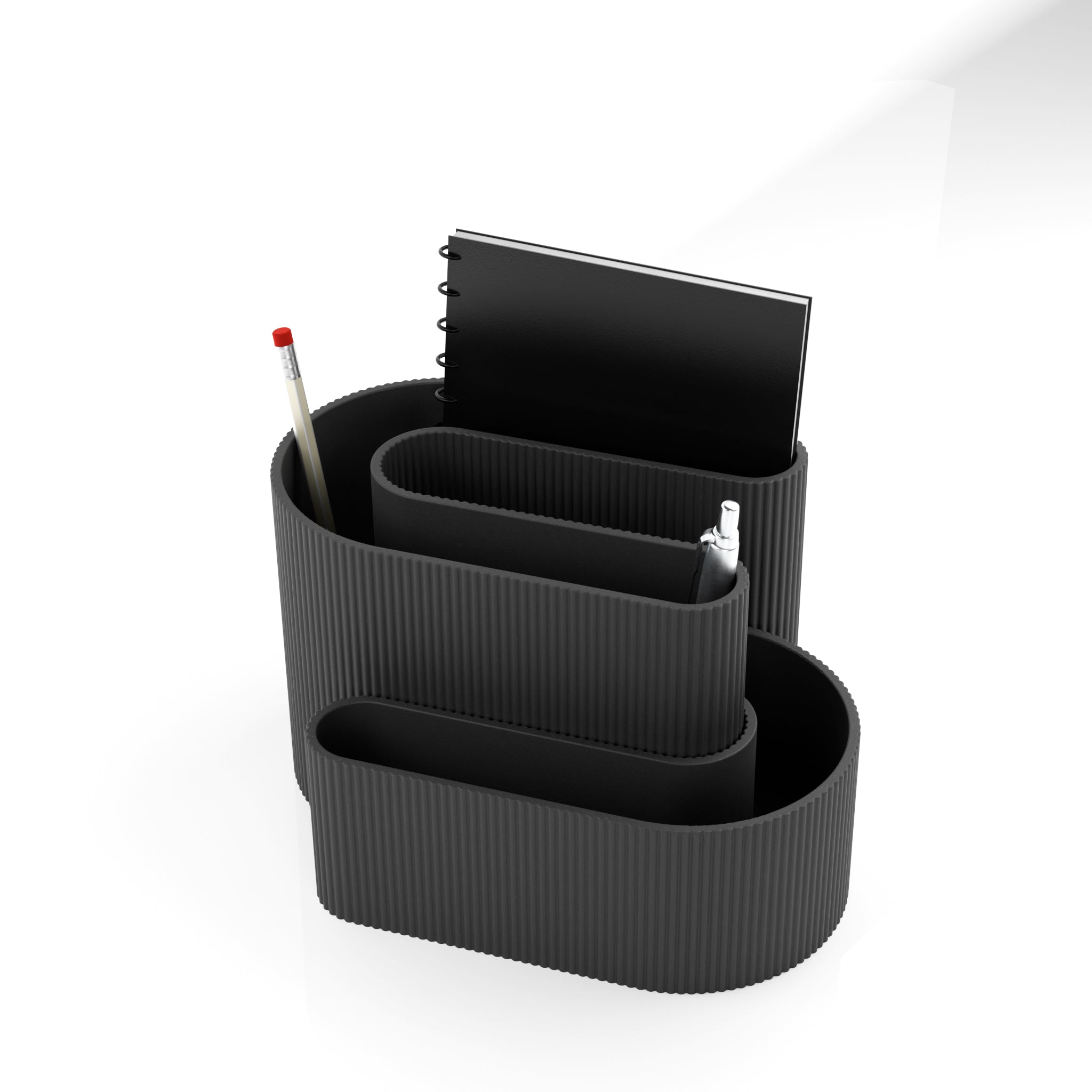 Wave - Organizator de birou – Accesorii Birou decorativă sculpturală de la Artema Concept
