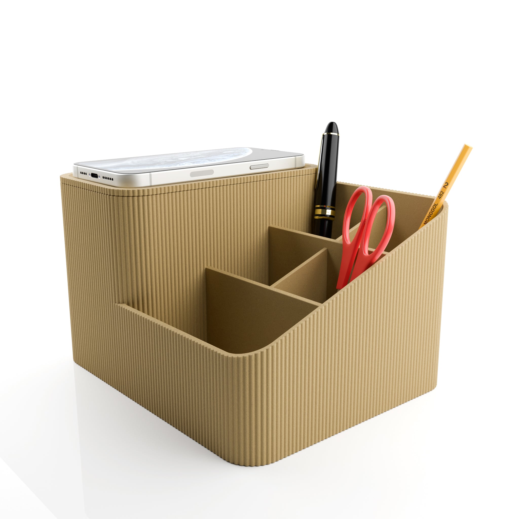 Omnia - Organizator de birou – Accesorii Birou decorativă sculpturală de la Artema Concept
