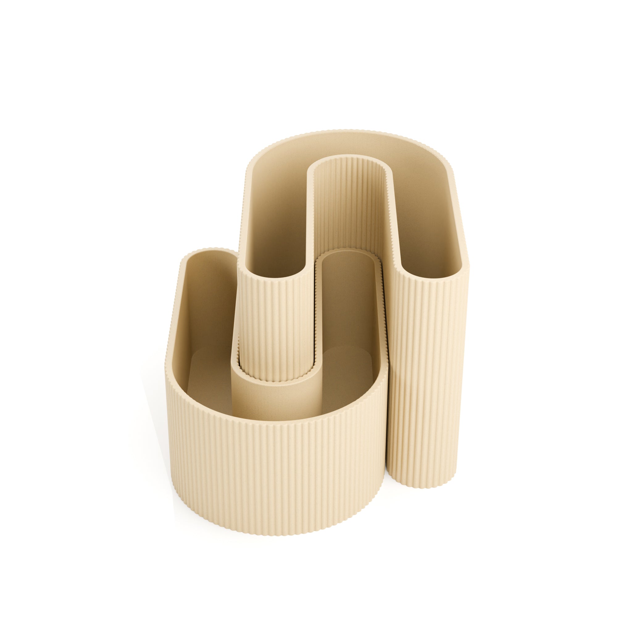 Wave - Organizator de birou – Accesorii Birou decorativă sculpturală de la Artema Concept