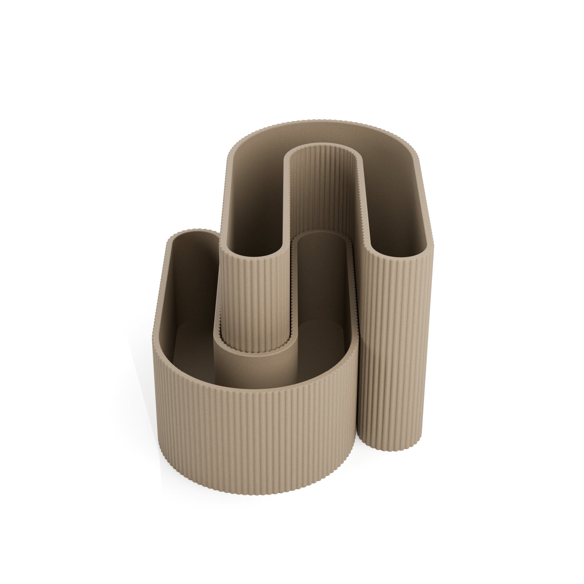 Wave - Organizator de birou – Accesorii Birou decorativă sculpturală de la Artema Concept