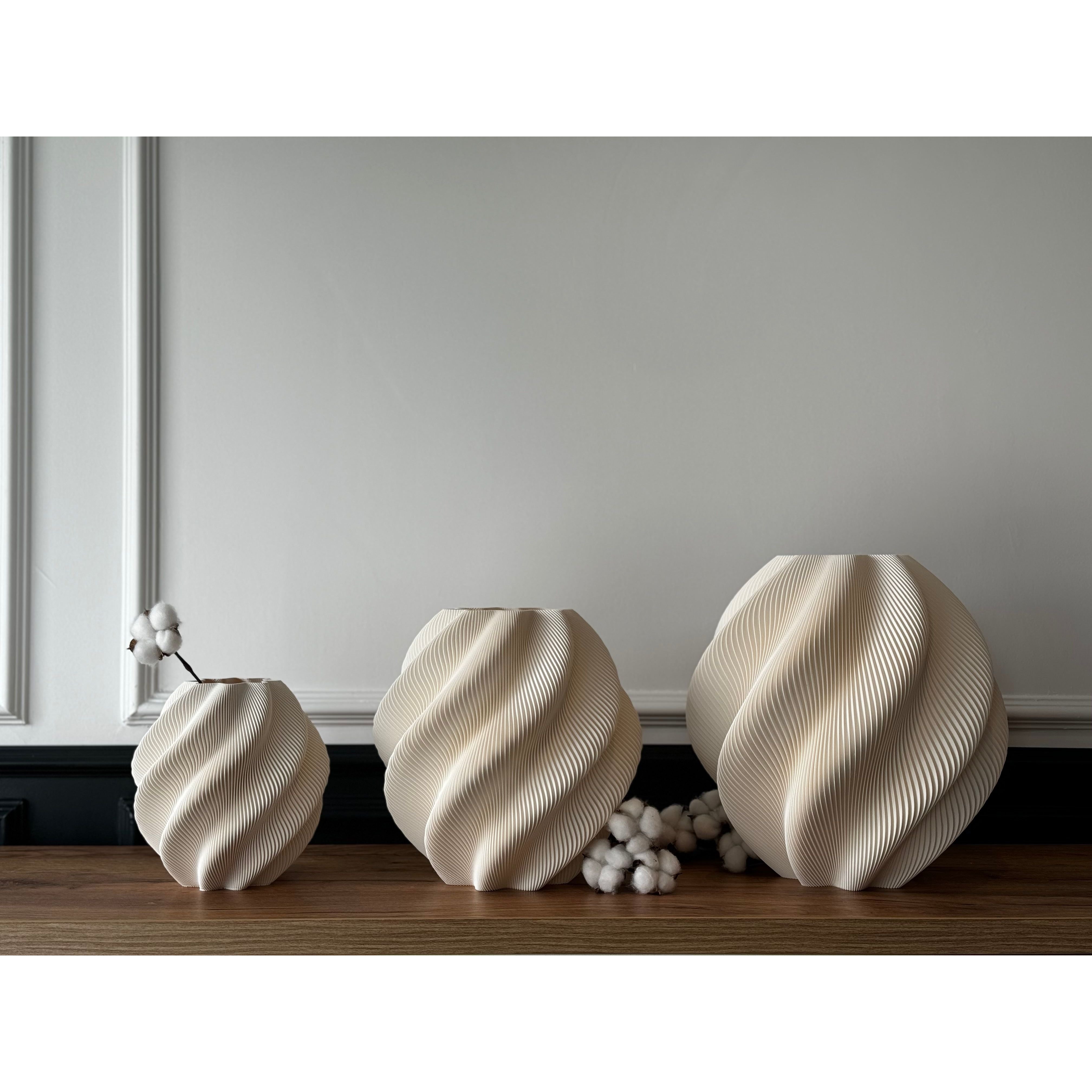 Plisee Spiral – light decorativă sculpturală de la Artema Concept