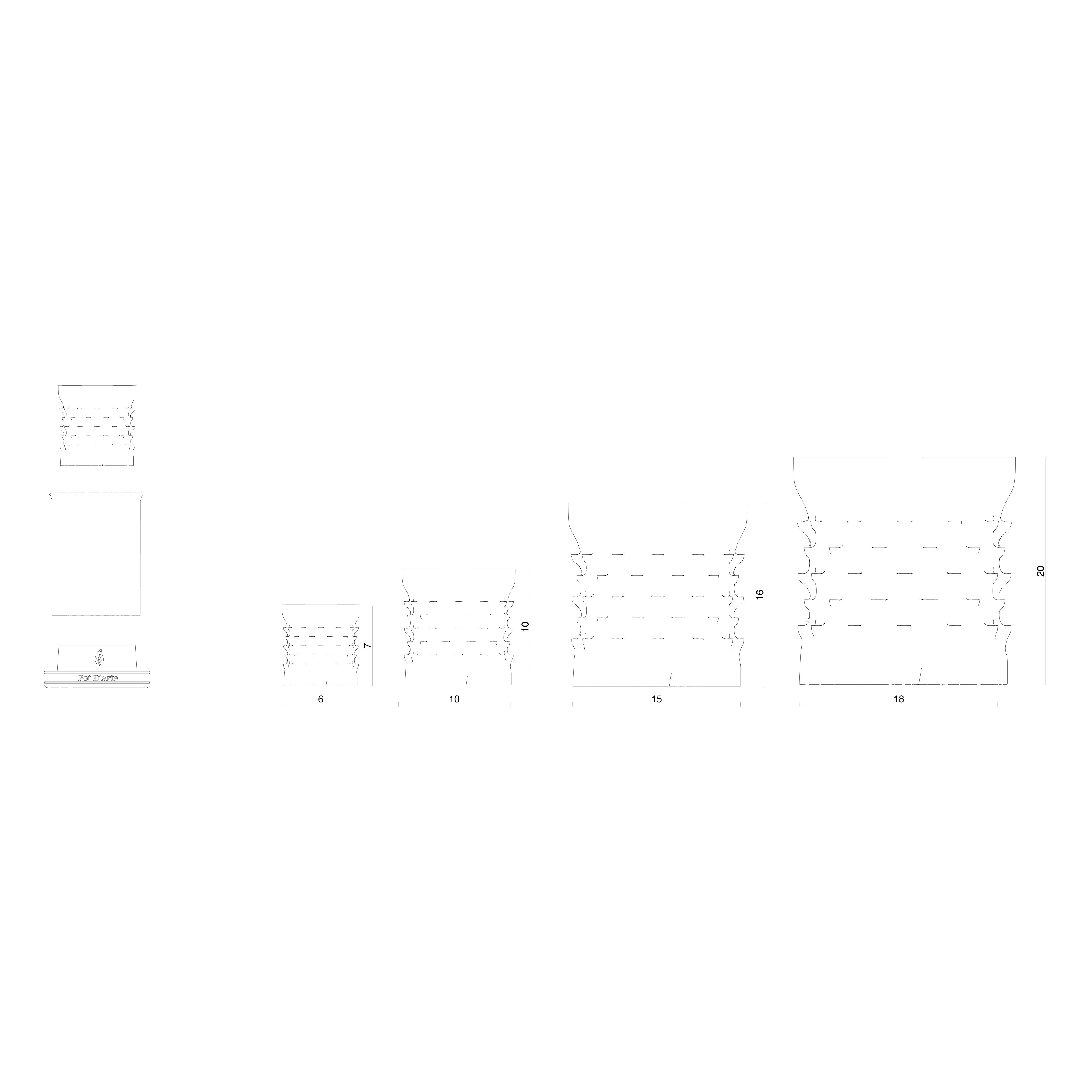 Ghiveci Diamond – Ghivece decorativă sculpturală de la Artema Concept