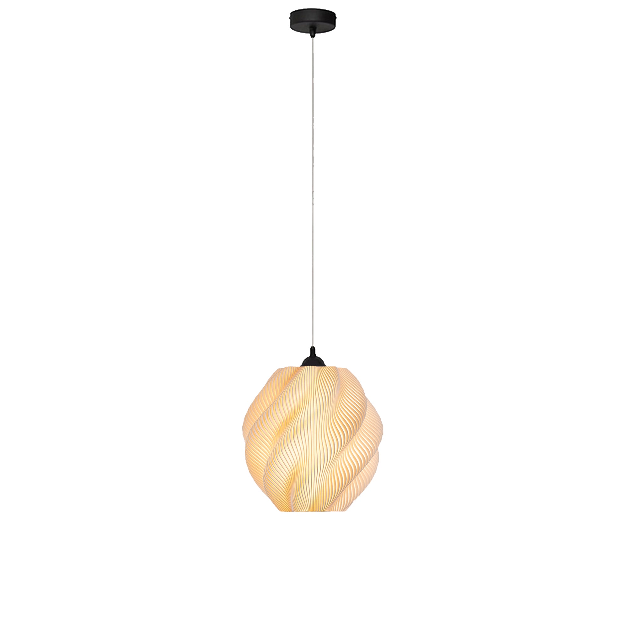 Plisee Spiral – light decorativă sculpturală de la Artema Concept
