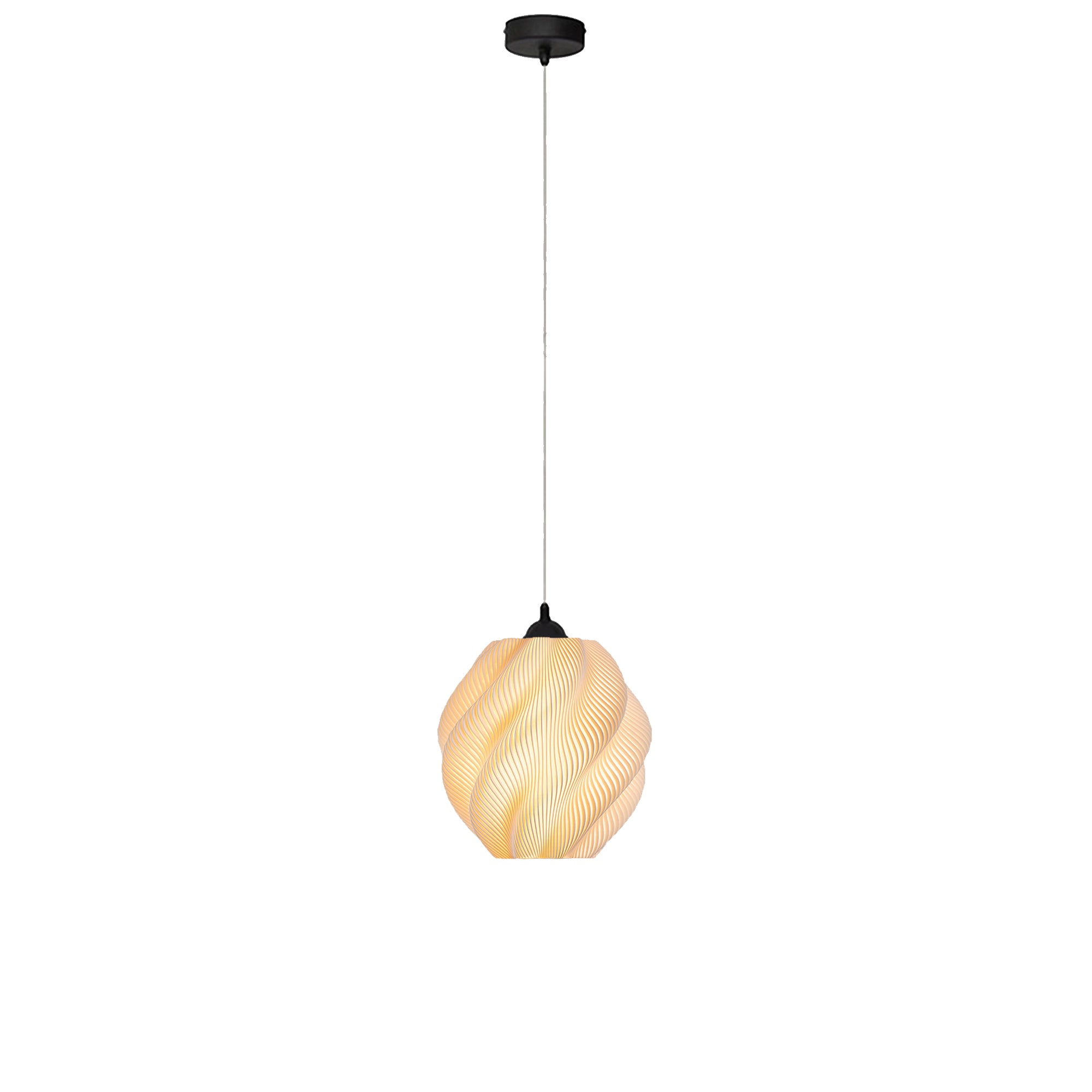 Plisee Spiral – light decorativă sculpturală de la Artema Concept