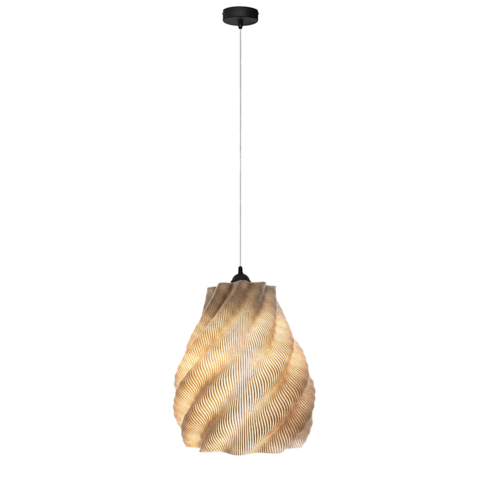 Plisee Twist – light decorativă sculpturală de la Artema Concept