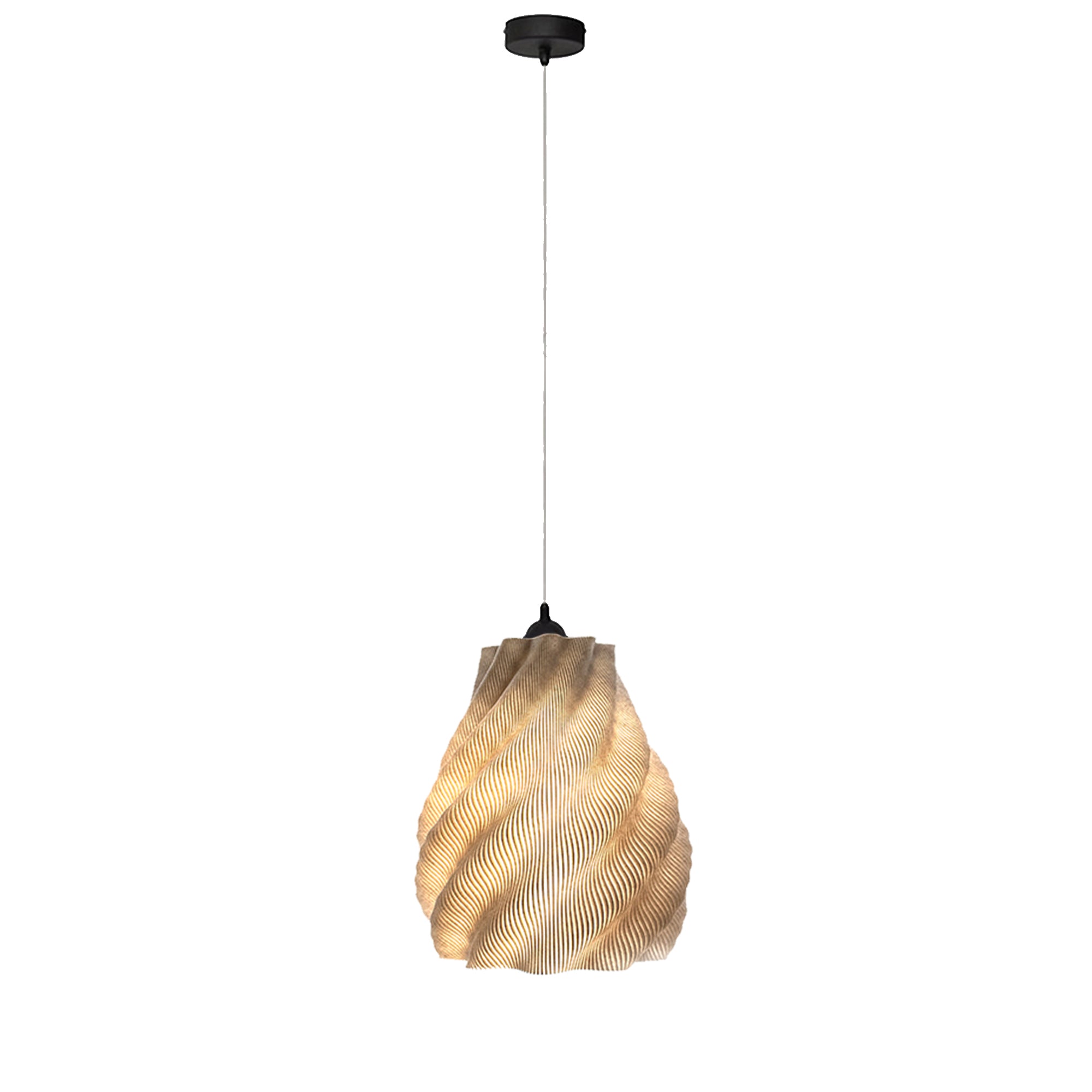 Plisee Twist – light decorativă sculpturală de la Artema Concept