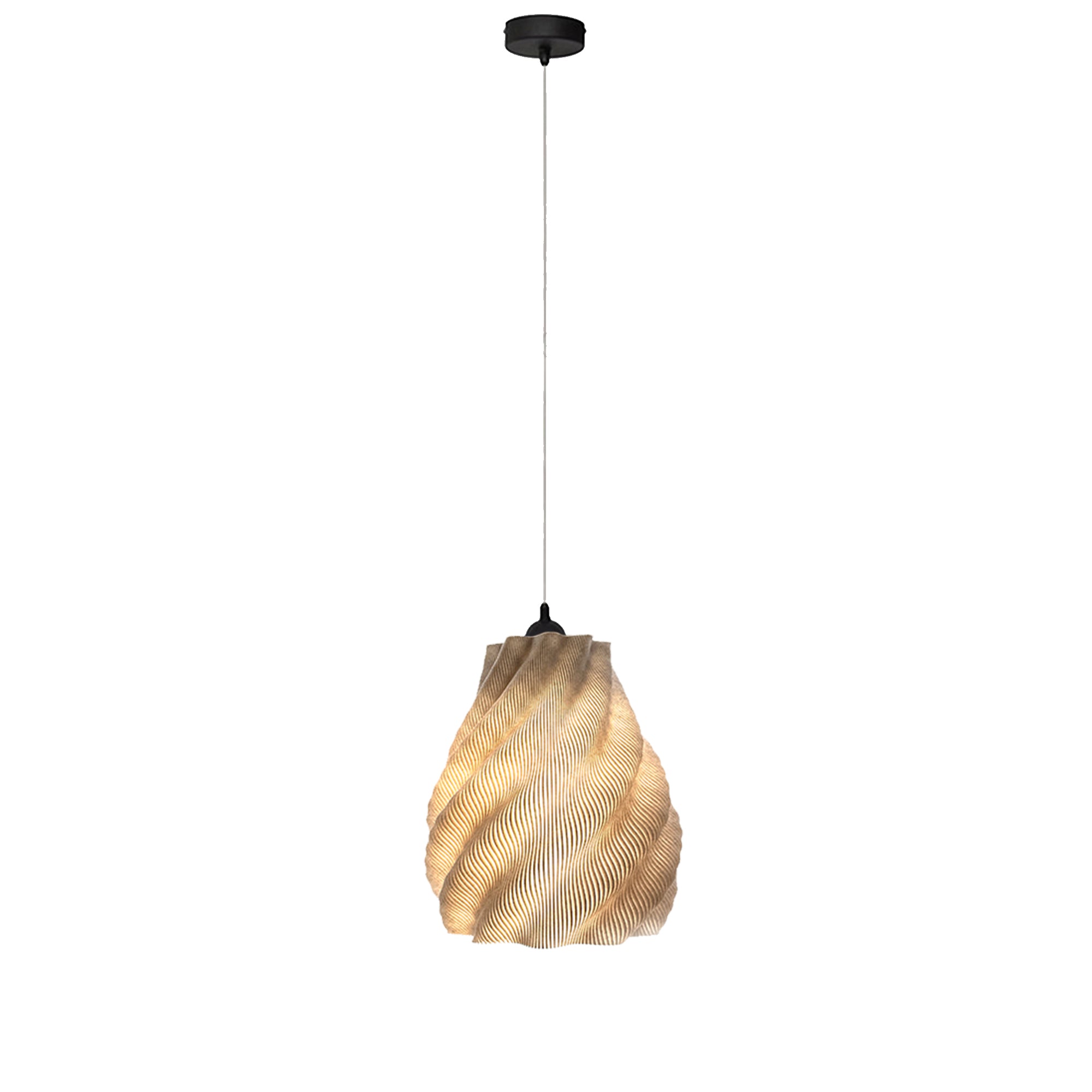 Plisee Twist – light decorativă sculpturală de la Artema Concept