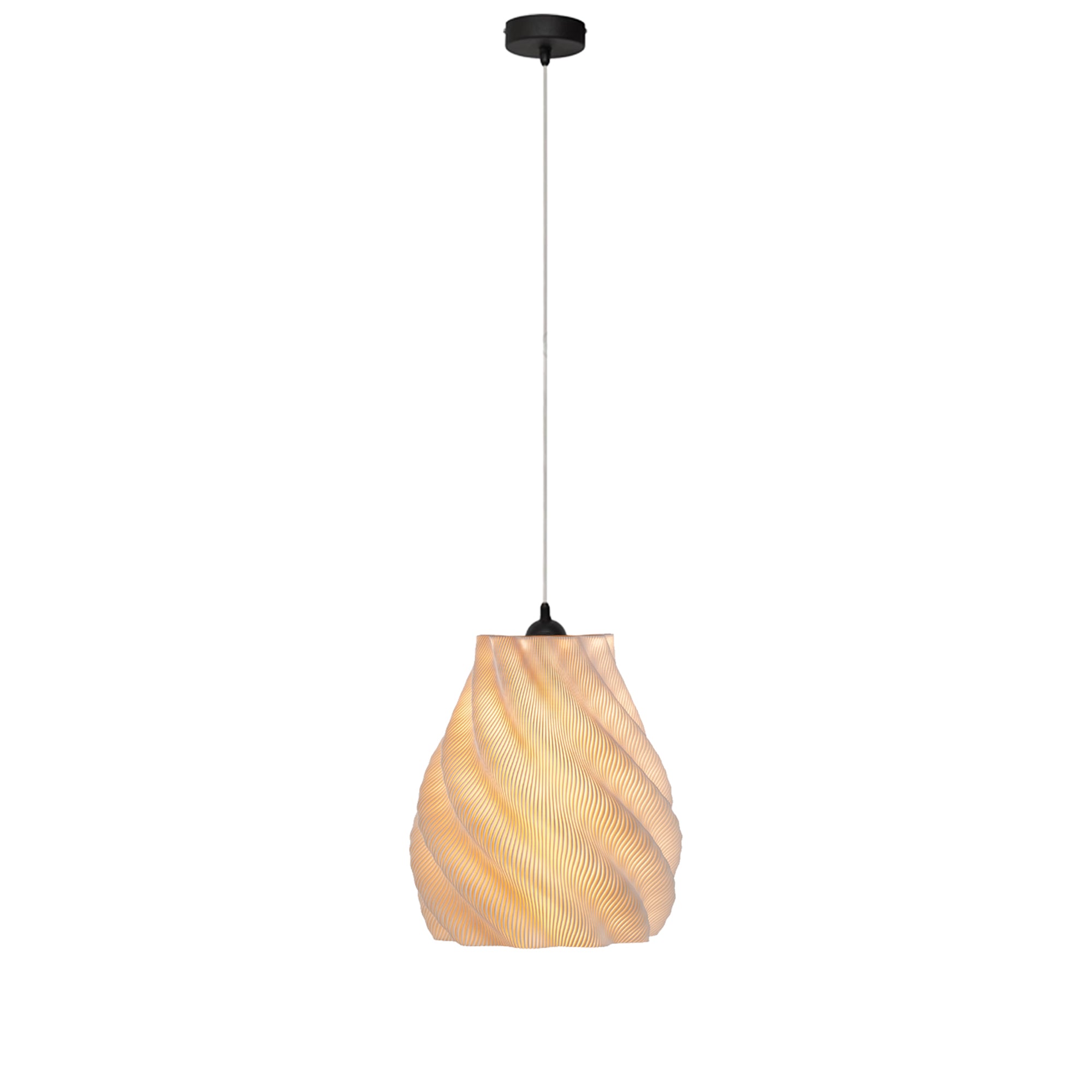 Plisee Twist – light decorativă sculpturală de la Artema Concept