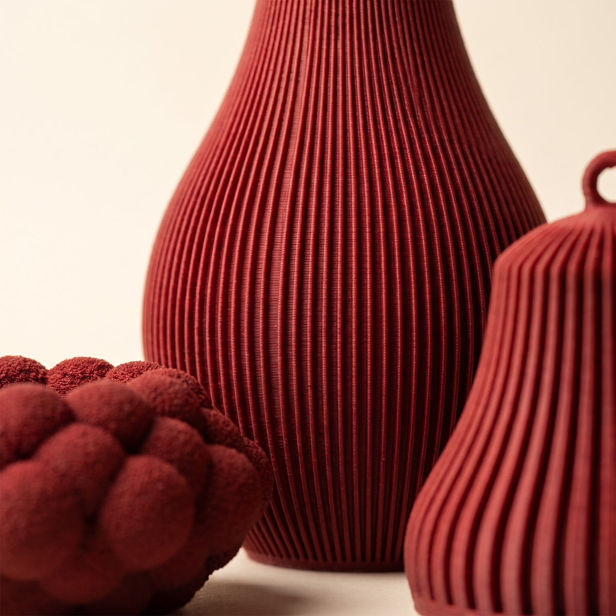 Set Masa de Crăciun – Burgundy Red – ARTEMA Crăciun 2026, detaliu textură