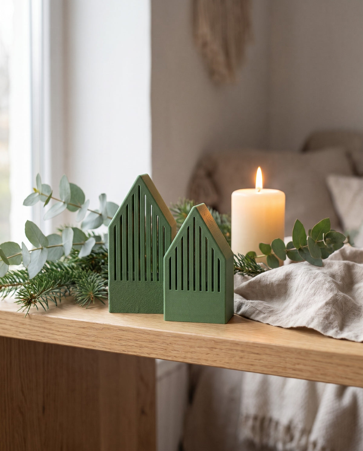 Set Satul Hygge – Verde – ARTEMA Crăciun 2026, ambient