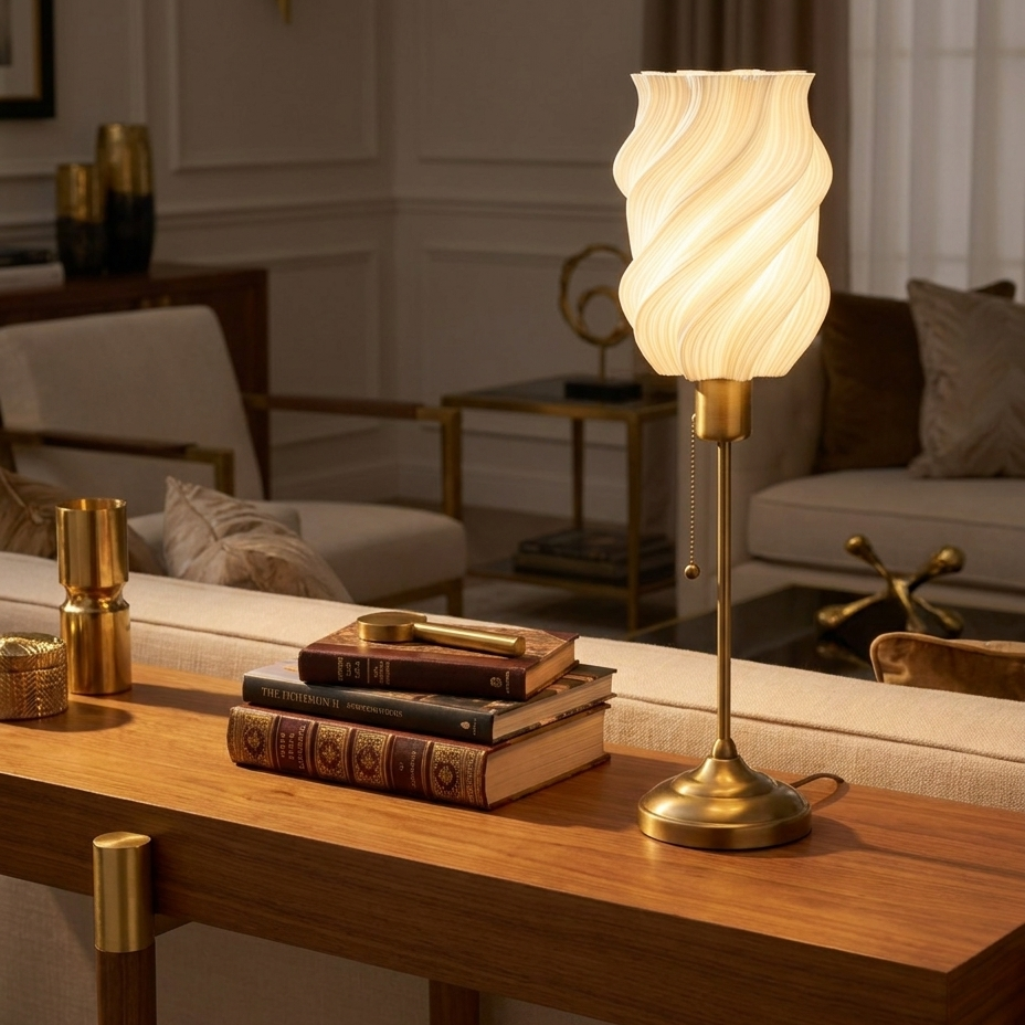 Selene Gold Edition — veioză sculpturală Artema Concept