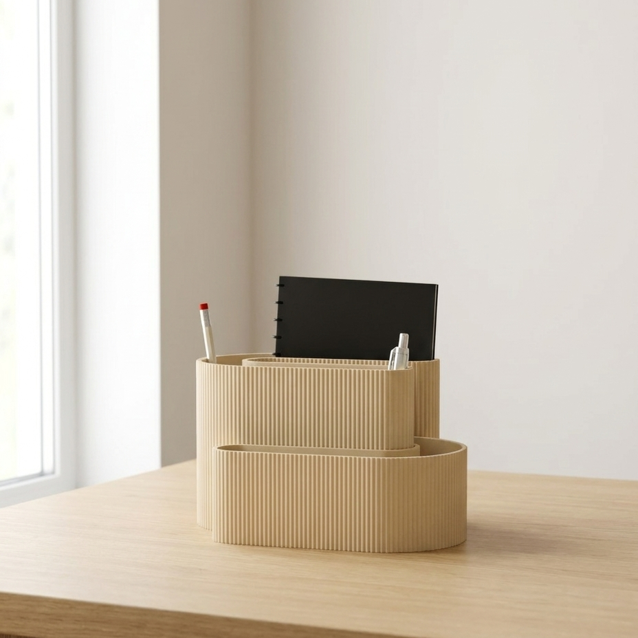Wave organizator de birou, scena minimalista