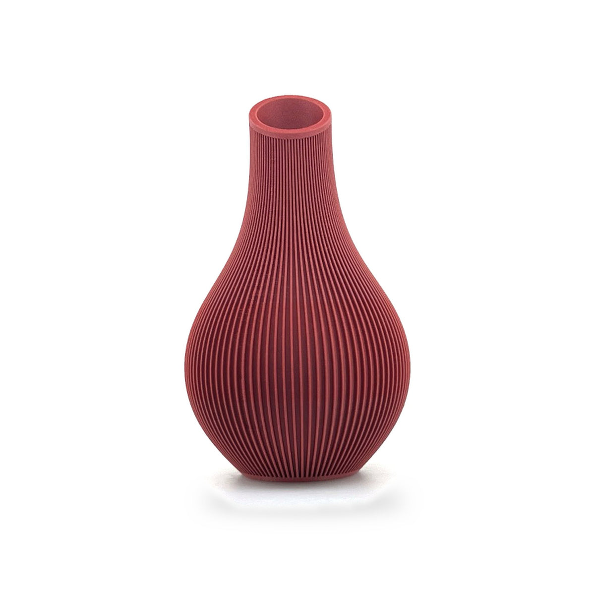 Vază rizuri drepte – Burgundy Red