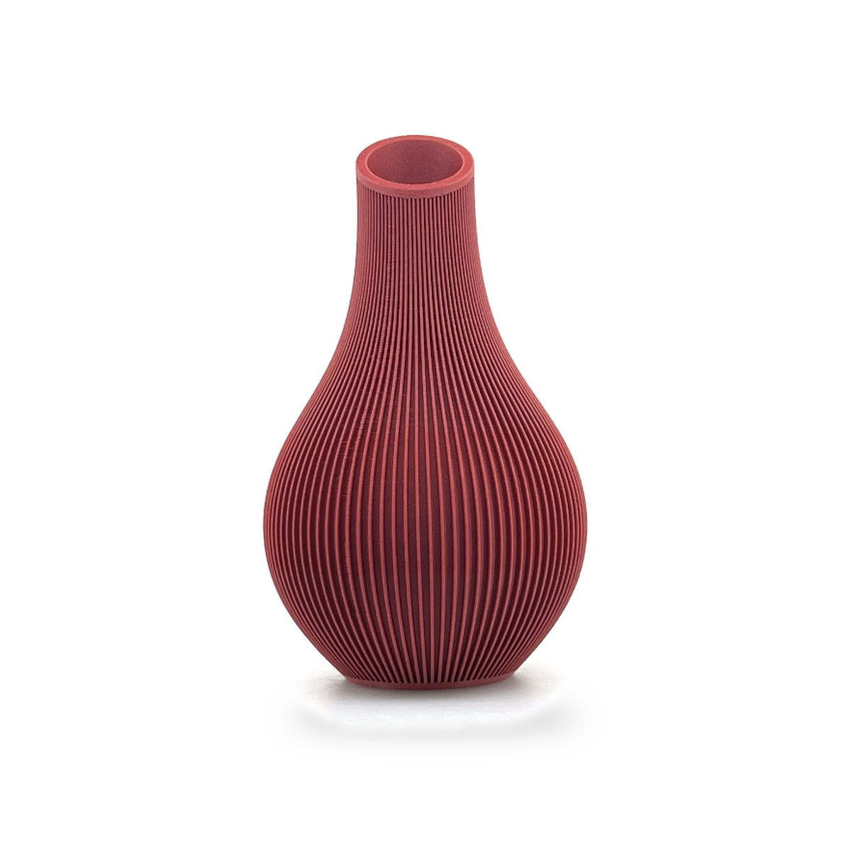 Vază rizuri drepte – Burgundy Red