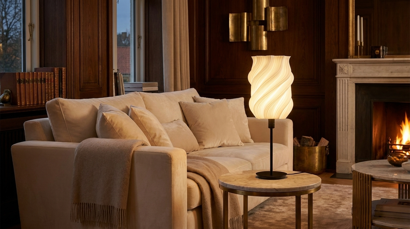 Piesă modulară Artema într-un interior cald