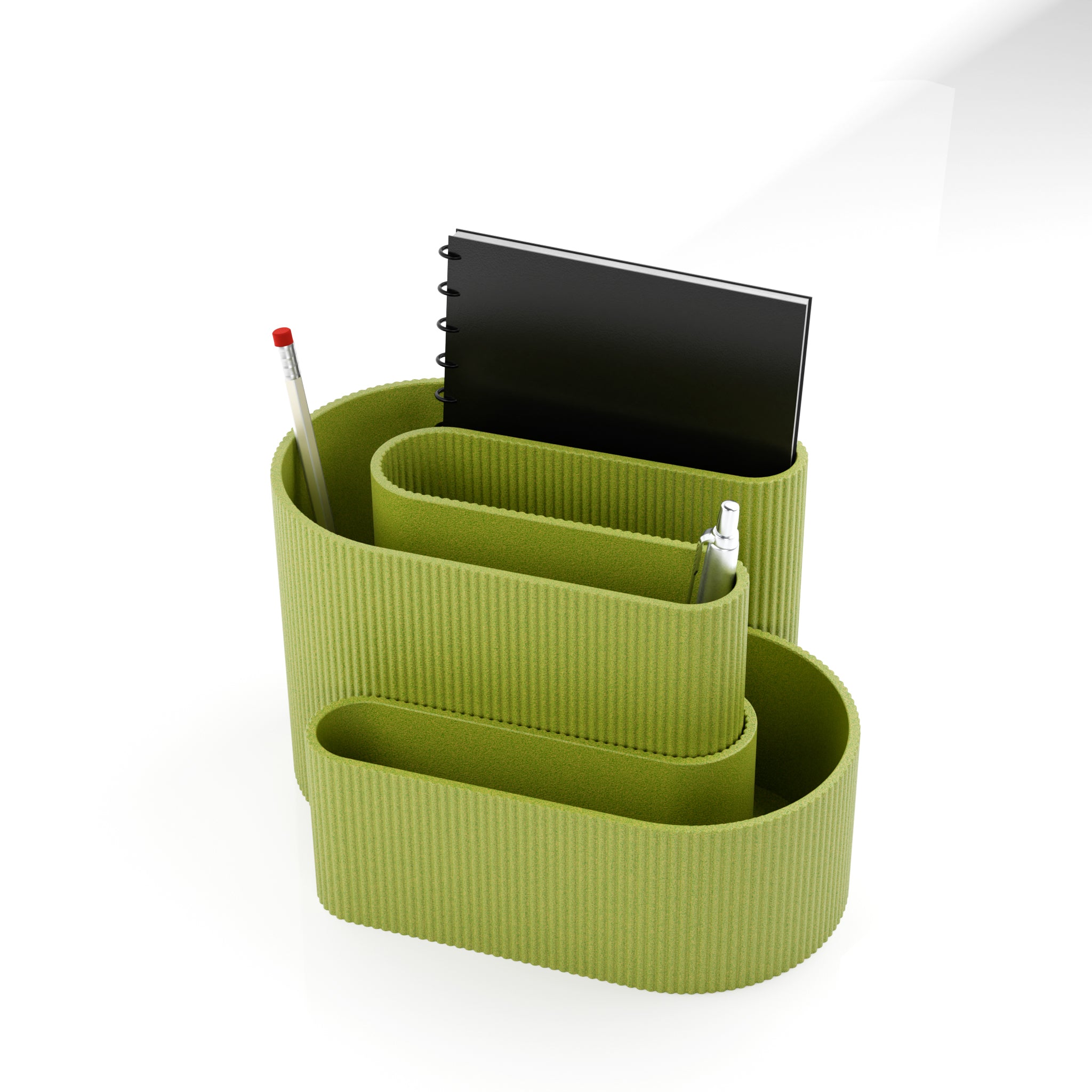 Wave - Organizator de birou – Accesorii Birou decorativă sculpturală de la Artema Concept