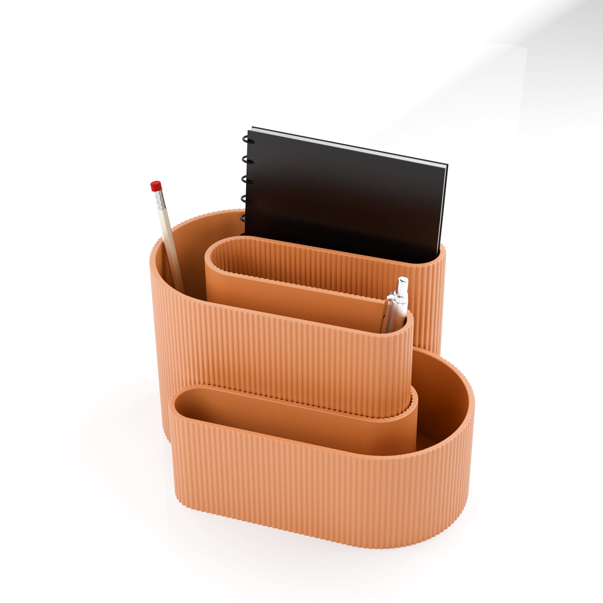 Wave - Organizator de birou – Accesorii Birou decorativă sculpturală de la Artema Concept