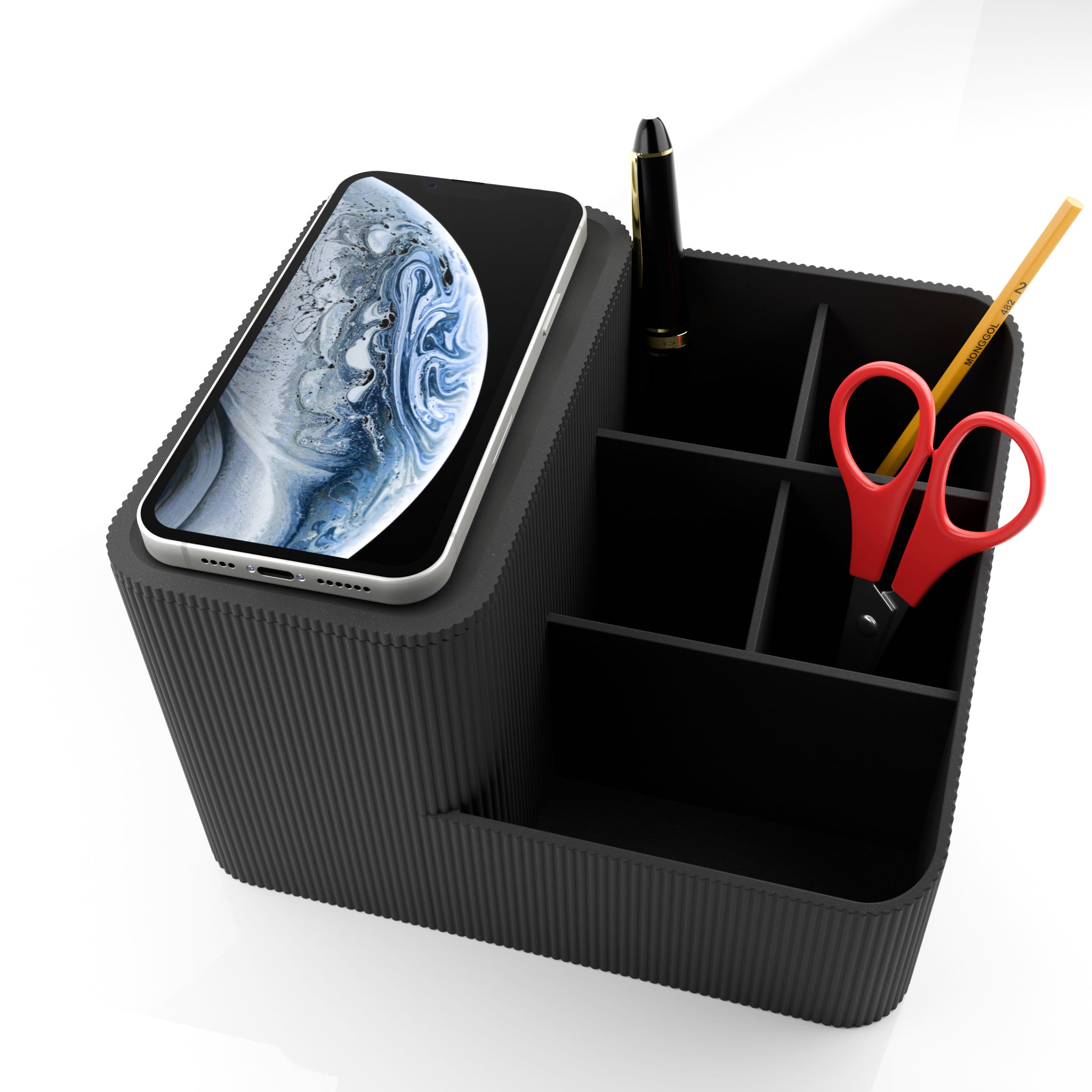 Omnia - Organizator de birou – Accesorii Birou decorativă sculpturală de la Artema Concept