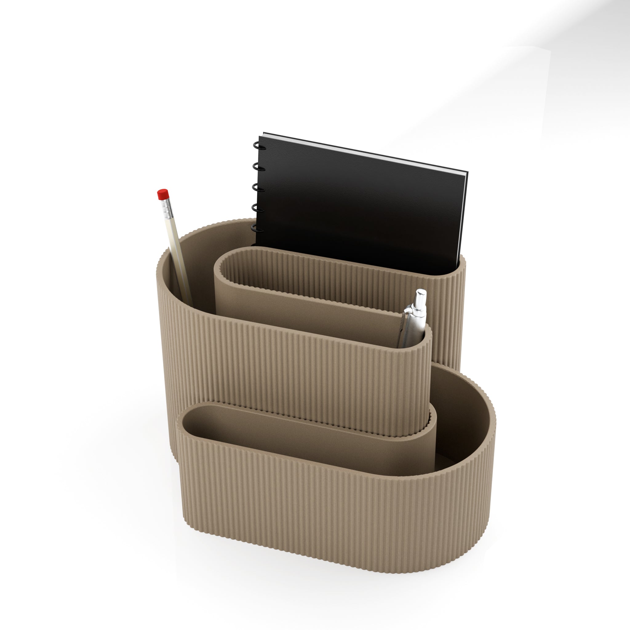 Wave - Organizator de birou – Accesorii Birou decorativă sculpturală de la Artema Concept