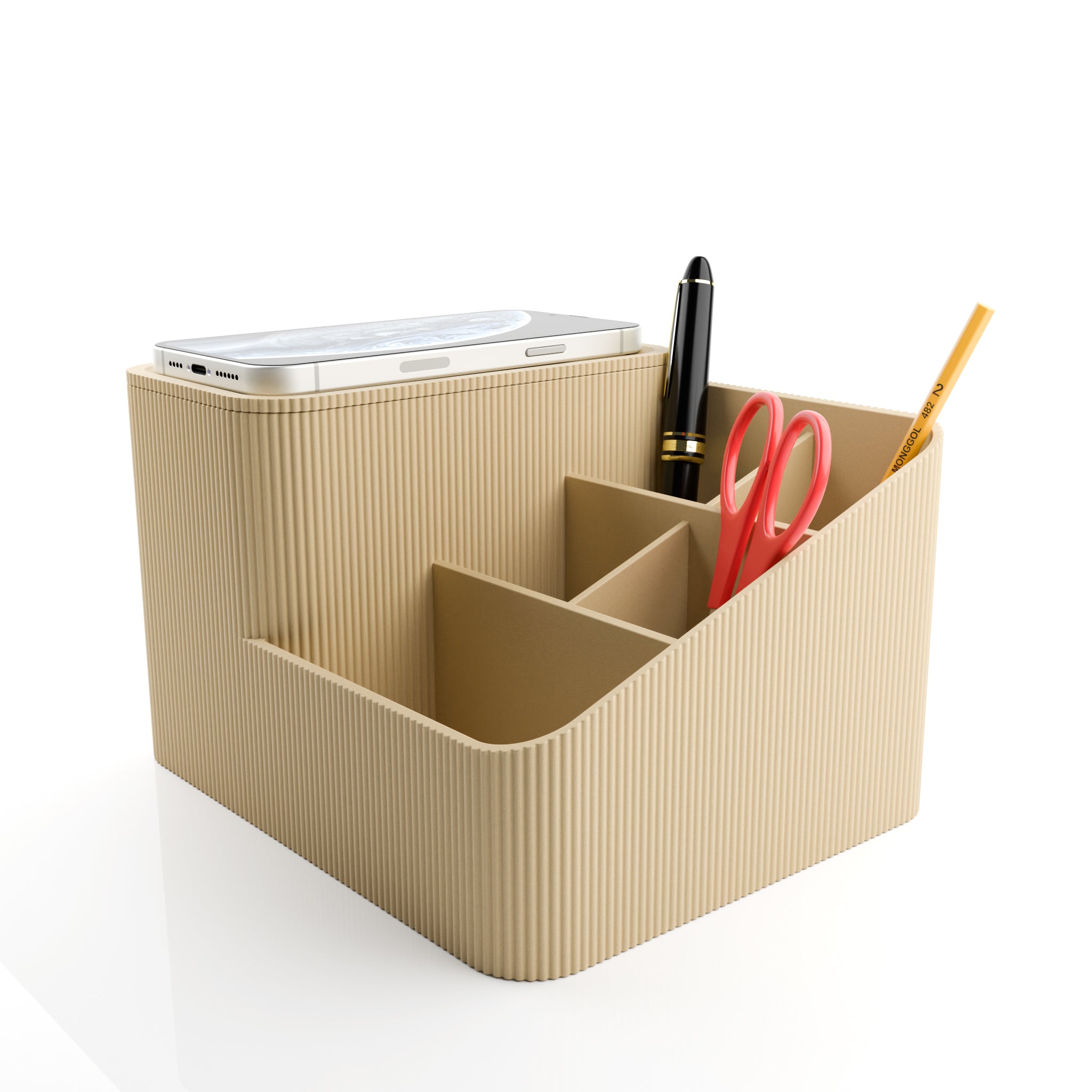Omnia - Organizator de birou – Accesorii Birou decorativă sculpturală de la Artema Concept