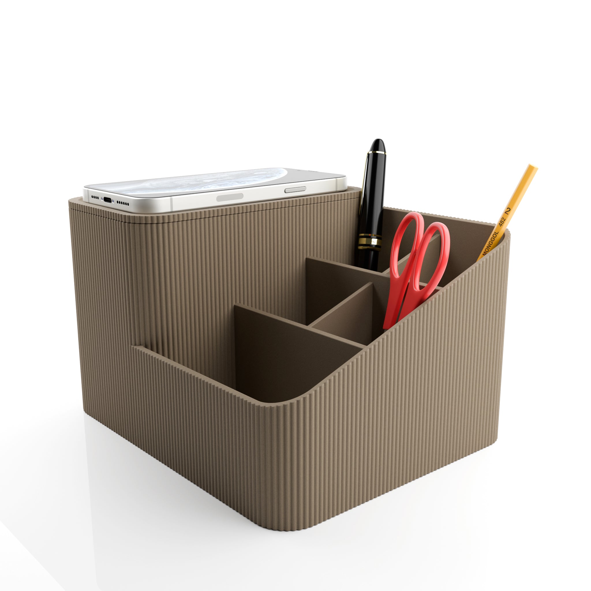 Omnia - Organizator de birou – Accesorii Birou decorativă sculpturală de la Artema Concept