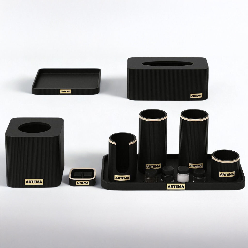 Bathroom Set - Black