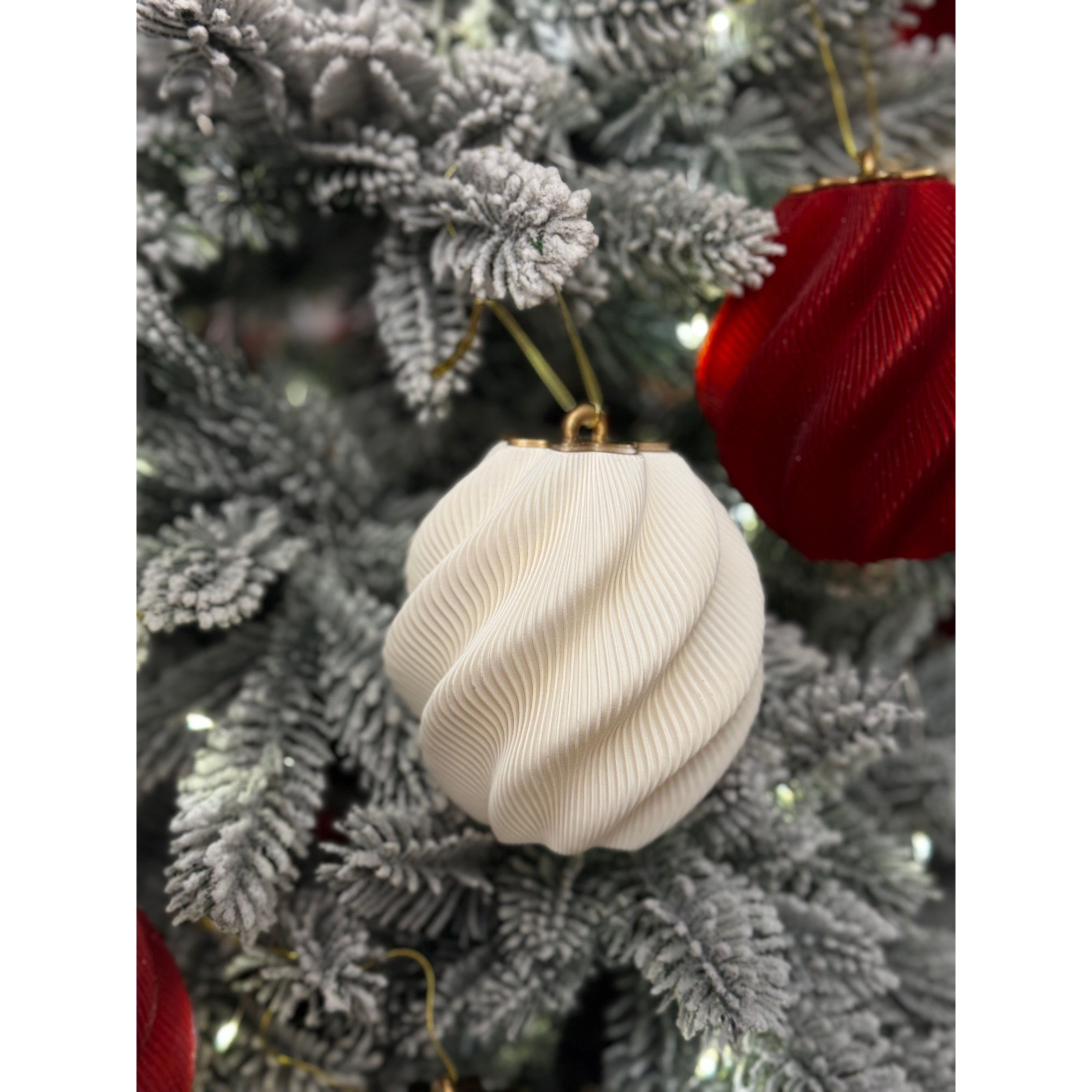 Ornament - Plisee Spiral 4 pcs - Ornament decorativă sculpturală de la Artema Concept