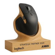 Logitech — Un trophée avec support pour souris