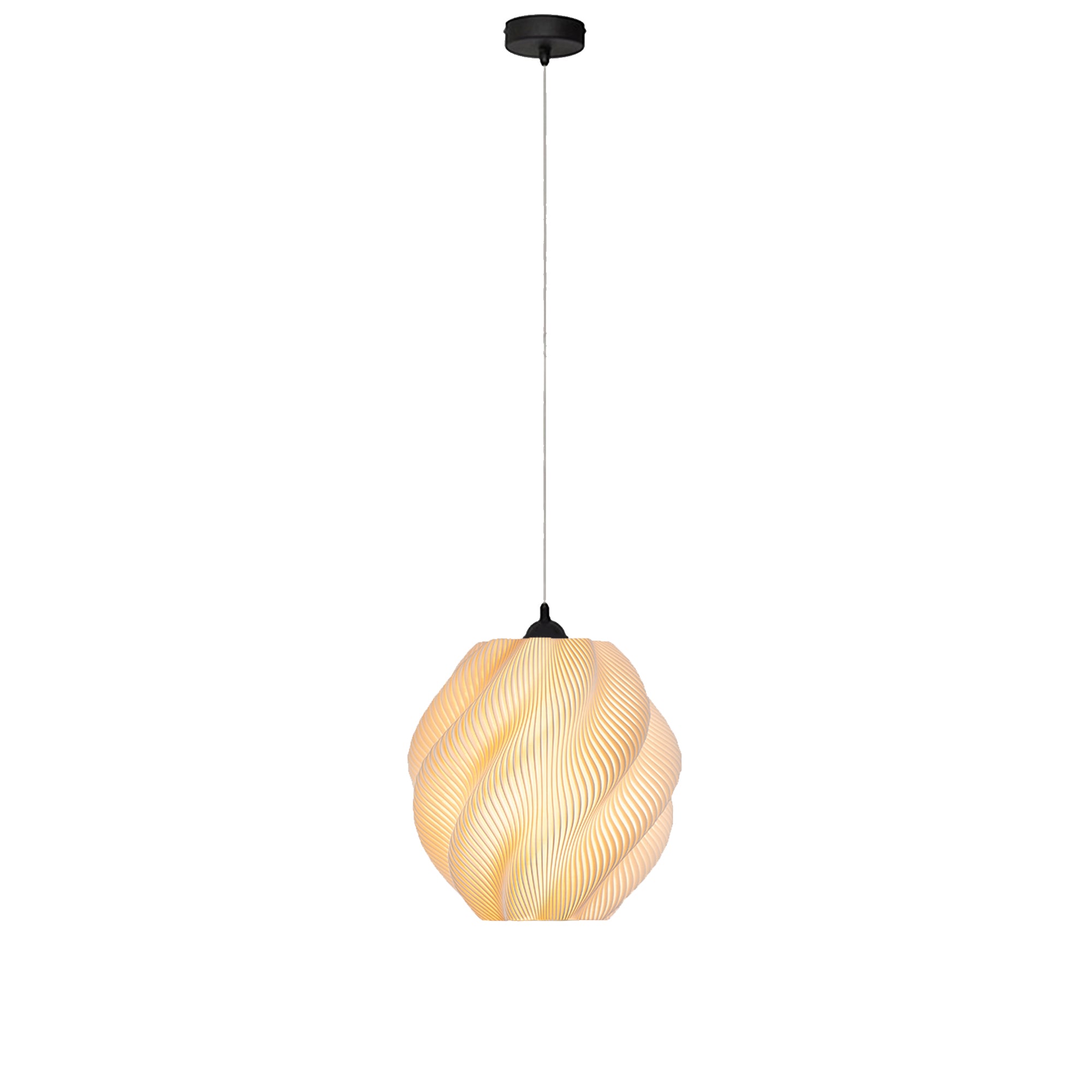 Plisee Spiral – light decorativă sculpturală de la Artema Concept