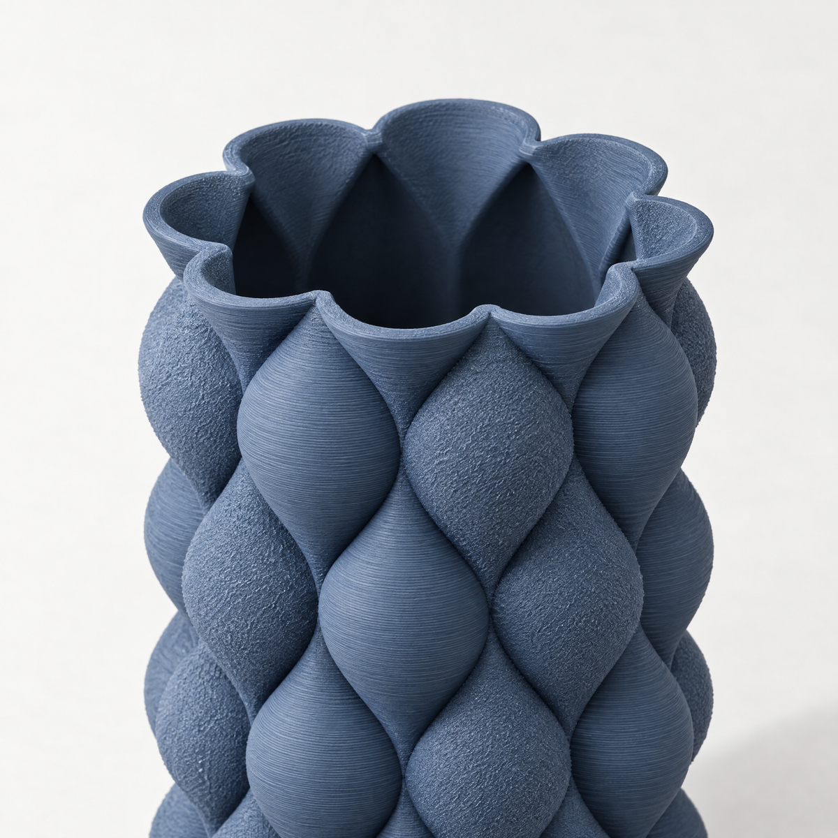 BOLLA 25 cm Jeans Blue — detaliul deschiderii și interiorului mat
