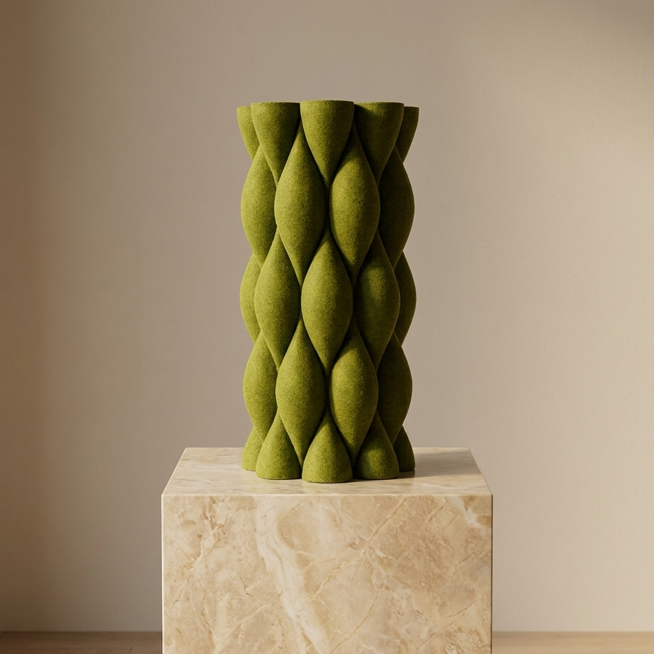Dune — vază sculpturală Artema Concept, scenă de lux